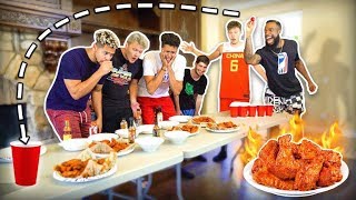 2HYPE Extreme HOT WINGS Cup Pong [upl. by Oiruam863]