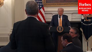 BREAKING NEWS Trump Speaks To Governors At The White House Takes Multiple Questions [upl. by Petersen291]