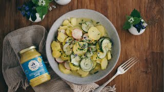 Bayerischer Kartoffelsalat  Rezept [upl. by Herrick]