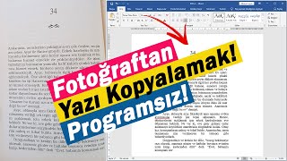 Fotoğraftan Yazı Kopyalamak  Fotoğraftaki Yazıyı Metne Çevirme  Programsız [upl. by Verney]