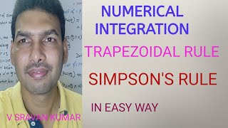 Numerical Integration in telugu trapezoidal amp simpsons rule [upl. by Vladamir]