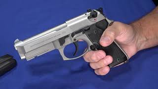 Smaller 92 Beretta 92FS Compact Inox [upl. by Waddington576]