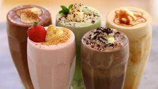 5 Homemade Ice Cream Milkshake Recipes [upl. by Luelle477]