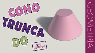 Cono truncado Paso a paso  Truncated cone [upl. by Eirased]