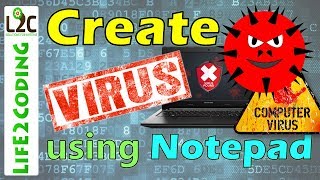 How to Create a Virus using Notepad [upl. by Leahcimnhoj745]