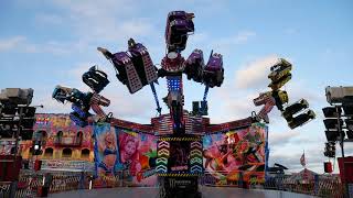 Extreme Ride  exWilliam Danter  Cheltenham Racecourse Fun Fair 2019 [upl. by Ahsinej20]