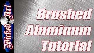 Airbrush Tutorial Brushed Aluminum [upl. by Popper]