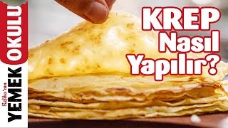 Akıtma Krep Tarifi  Krep Nasıl Yapılır  Kahvaltı Tarifleri [upl. by Ydner677]