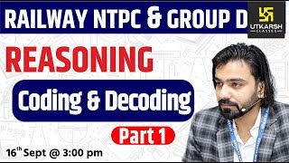 Railway NTPC amp Group D Reasoning  Coding amp Decoding 1  Short Tricks  By Akshay Sir [upl. by Jereme283]