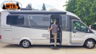 25 Small Class C RV WalkThrough  Leisure Travel Vans Wonder RTB [upl. by Winikka859]