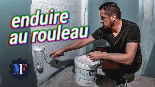 Je vous montre COMMENT ENDUIRE au ROULEAU  Chantier Rénovation Suite Parentale Ep 9 [upl. by Azzil600]