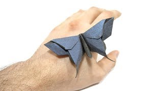 Origami Alexander Swallowtail Butterfly tutorial Michael Lafosse 折り紙 蝶 mariposa [upl. by Anialahs]