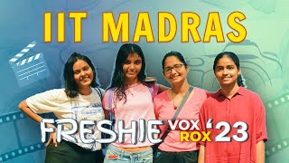 Freshie Intro 2023  IIT MADRAS [upl. by Vasti]