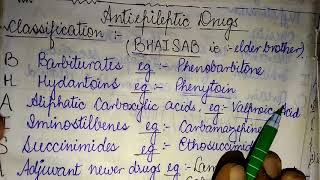 Mnemonics for Anti epileptics drugs Classification [upl. by Llenrag]