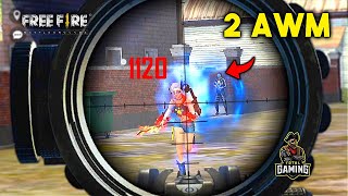 Best AWM and M82B OverPower Ajjubhai Gameplay with Jontybhai  Garena Free Fire [upl. by Amoreta]