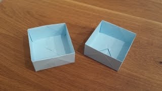 How To Make a Paper Box  Origami [upl. by Dutchman]