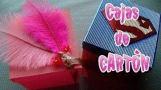 Cómo hacer cajas de cartón│CandyBu [upl. by Creighton]