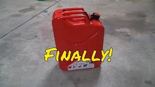 Midwest Can Company Jerry Can Review from Harbor Freight [upl. by Regdirb]