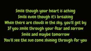 Nat King Cole  Smile Lyrics HD [upl. by Retnyw]