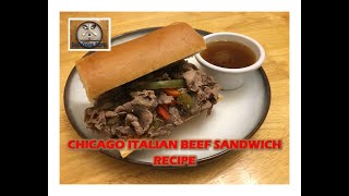 Daves Original Chicago Italian Beef Sandwich Recipe [upl. by Ellerd547]