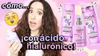 Reseña ELVIVE con ÁCIDO HIALURÓNICO para el CABELLO con FRIZZ [upl. by Nethsa]