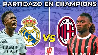 Real Madrid vs AC Milán Partido de Champions  Horarios • Alineación [upl. by Ardnasac]