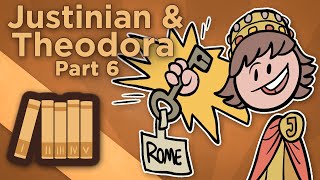 Byzantine Empire Justinian and Theodora  Fighting for Rome  Extra History  Part 6 [upl. by Lorianne]