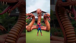 Sausage art competition  Joker vs Spiderman vs Venom vs Deadpool Story video spiderman story [upl. by Matta]