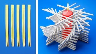 14 Awesome Chopsticks Lifehacks [upl. by Adnamor]