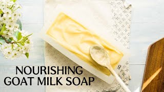 Cold Process Goat Milk Soap Recipe Simple  Beautiful 🌻 [upl. by Nnaeirelav173]