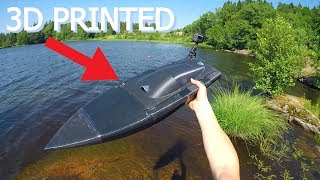 BIG 3D Printed RC Speed Boat [upl. by Jenkel]