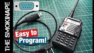 How to Program a Baofeng HAM Radio with Chirp  TheSmokinApe [upl. by Eanal]