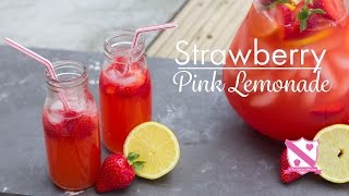 Strawberry Pink Lemonade  In The Kitchen With Kate [upl. by Nika]