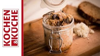 Rillettes  Fleischschmalz  Kochen und Küche [upl. by Analla]