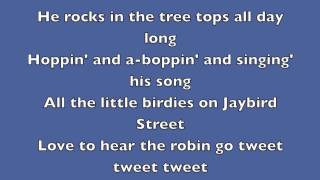 Rockin Robin  Michael Jackson Lyrics [upl. by Polik]