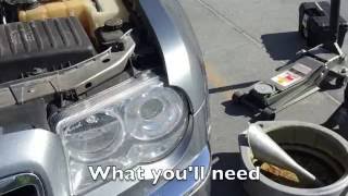 DIY 200610 Chrysler 300C 57l V8 Hemi Oil Change Tutorial [upl. by Nylsor]