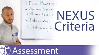 NEXUS Criteria  Cervical Spine Fractures [upl. by Marentic345]