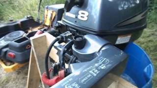 Yamaha 8 HP Four Stroke Outboard [upl. by Theresina]