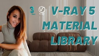 How to use premade materials from the VRay 5 Material Library and the Presets  VRay Asset Browser [upl. by Ayhdnas]