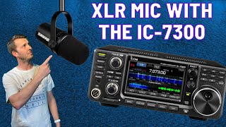 How I connect my Icom IC7300 to an XLR Microphone [upl. by Yonit]