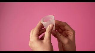 How to fold and insert the Diva Cup [upl. by Navanod]