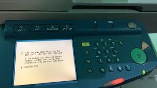 canon ir3300 error code e0000000000 problem solutions [upl. by Wistrup]