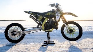 700cc 2 stroke Zabel Dirt Bike  Test Ride [upl. by Mcneil221]