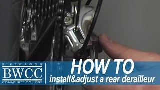 Installing  Adjusting your Rear Derailleur [upl. by Magdala219]