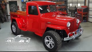 LEGENDARY 1948 WILLYS PICKUP BUILD PART 13 THE REVEAL [upl. by Elyagiba888]