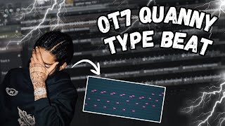 How To Make Beats For OT7 Quanny  FL Studio [upl. by Ekul]