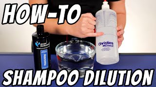 HOWTO Shampoo Dilution with Mixing Bottle  Dog Groomers [upl. by Ful]