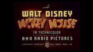 Mickey Mouse – Mickey’s Parrot 1938 – original RKO titles [upl. by Notnerb]