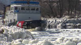 Coast Guard Icebreaker on Penobscot River [upl. by Neehs142]