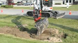 Rototilt on Bobcat miniexcavators [upl. by Notniw]